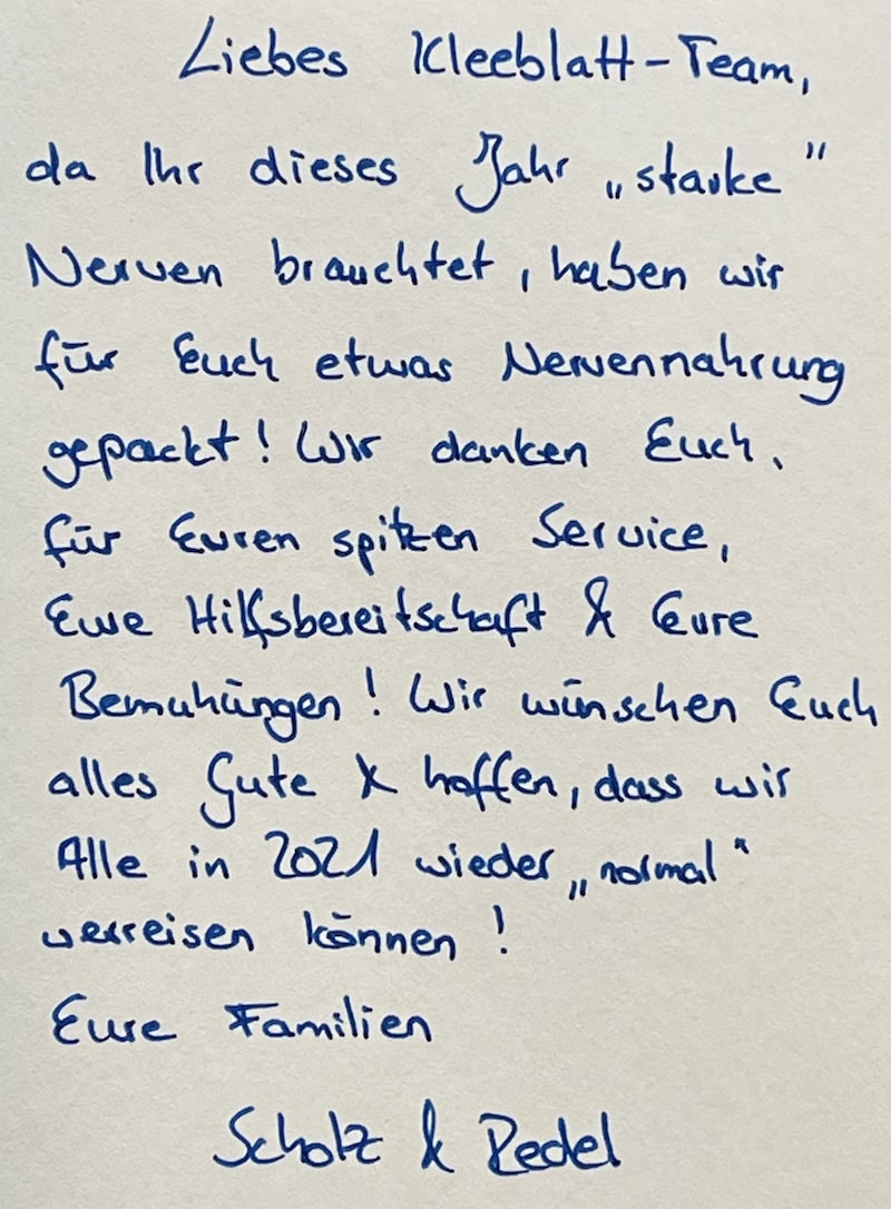 Mehr über den Artikel erfahren Nervennahrung für das Team