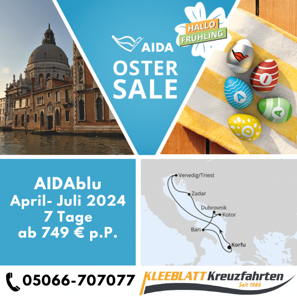 Oster Sale - AIDAblu