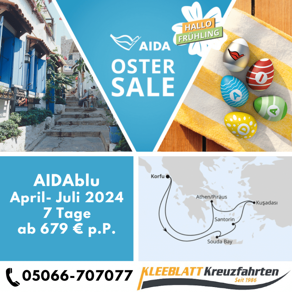 Oster Sale - AIDAblu