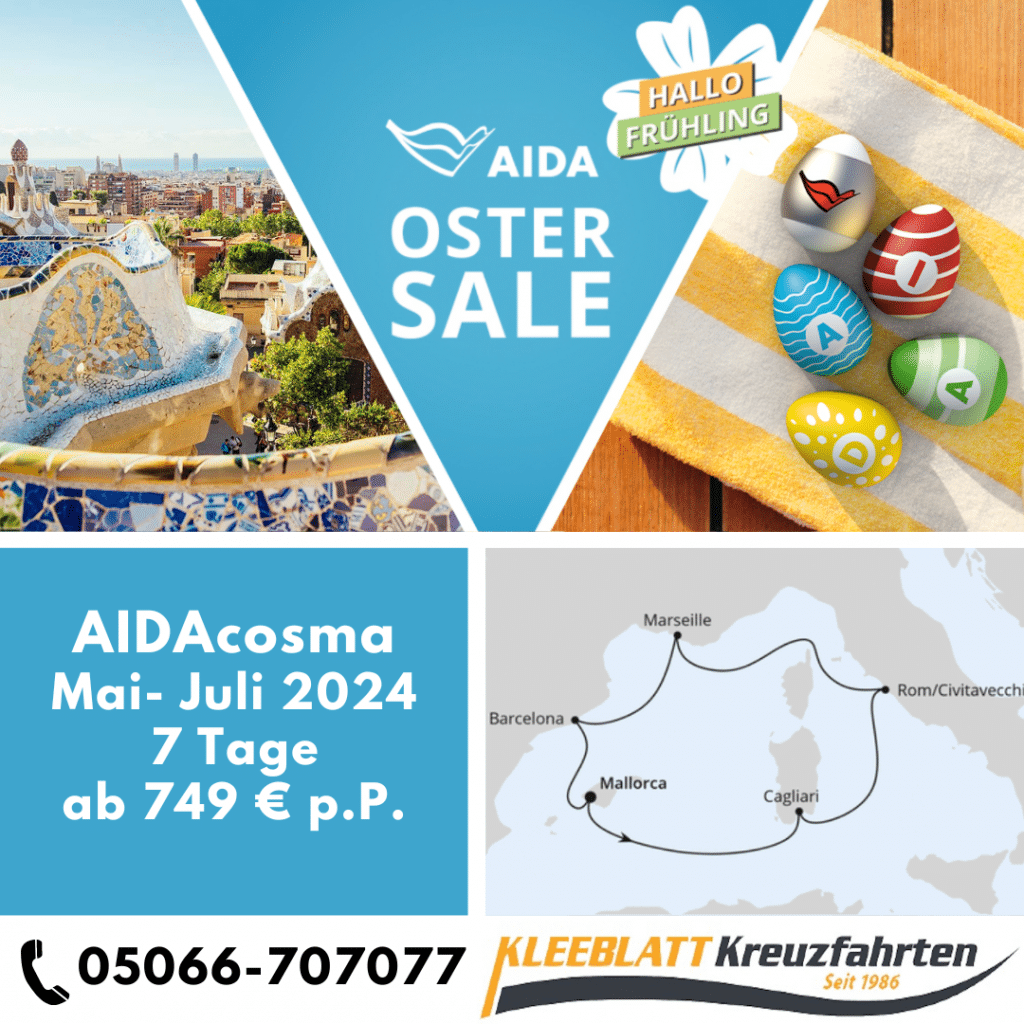 Oster Sale - AIDAblu