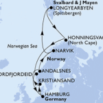 MSC Magnifica - Norwegen mit Spitzbergen