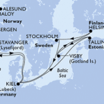 MSC Preziosa - Ostsee + Norwegen