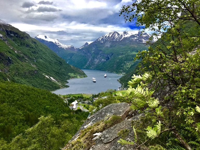 Geiranger Fjord Norwegen AIDA
