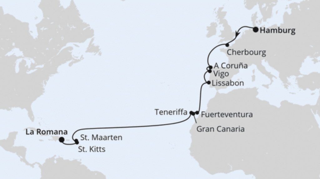 VON HAMBURG IN DIE DOMINIKANISCHE REPUBLIK