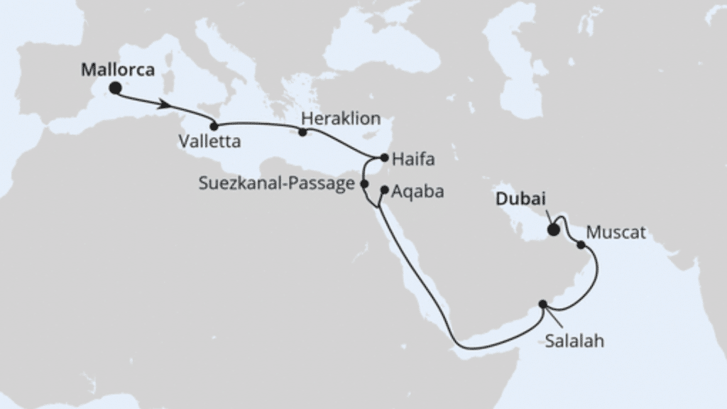 VON MALLORCA NACH DUBAI 2