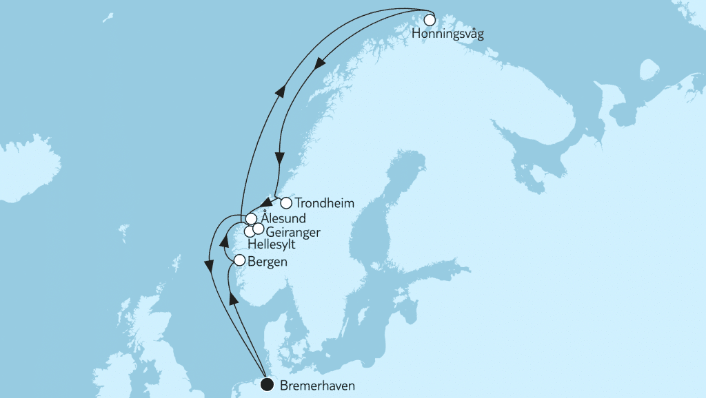 Norwegen mit Nordkap & Geirangerfjord