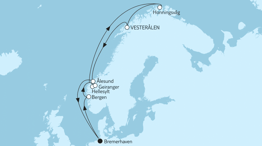Norwegen mit Nordkap & Bergen