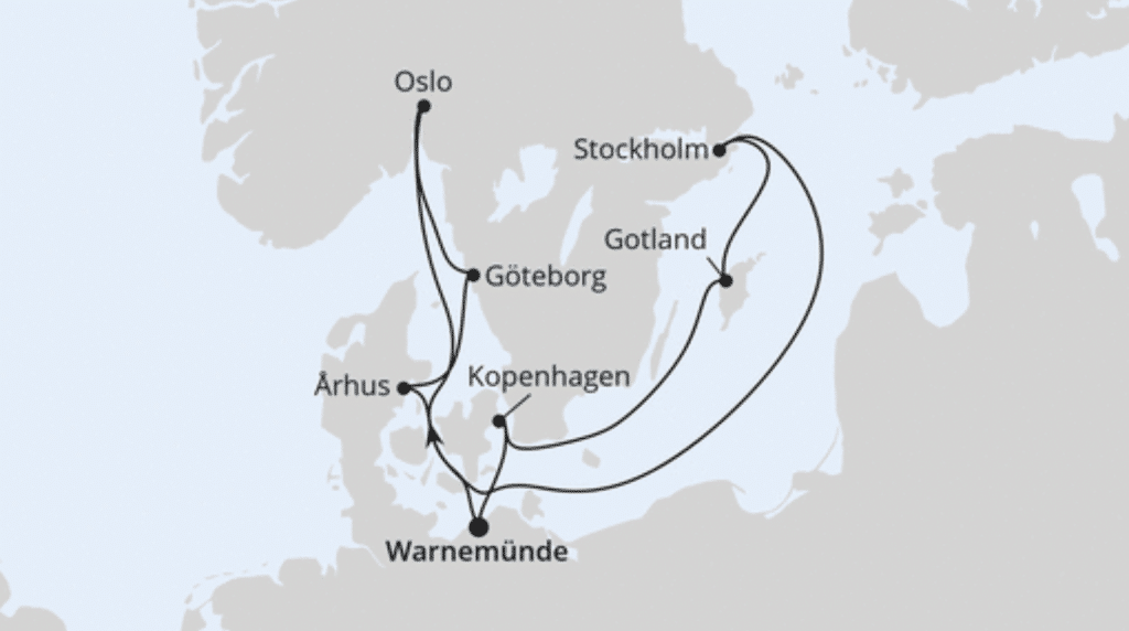 SKANDINAVISCHE STÄDTE MIT STOCKHOLM