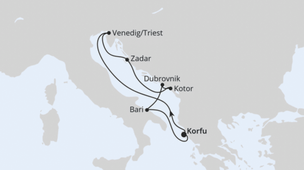 ADRIA AB KORFU