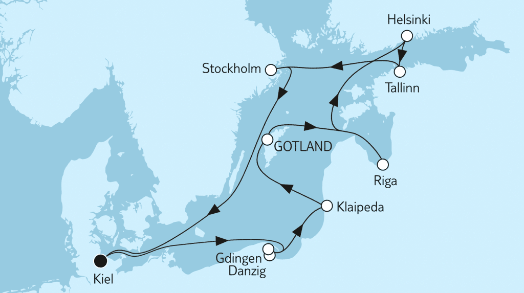 11 Nächte - Ostsee mit Helsinki