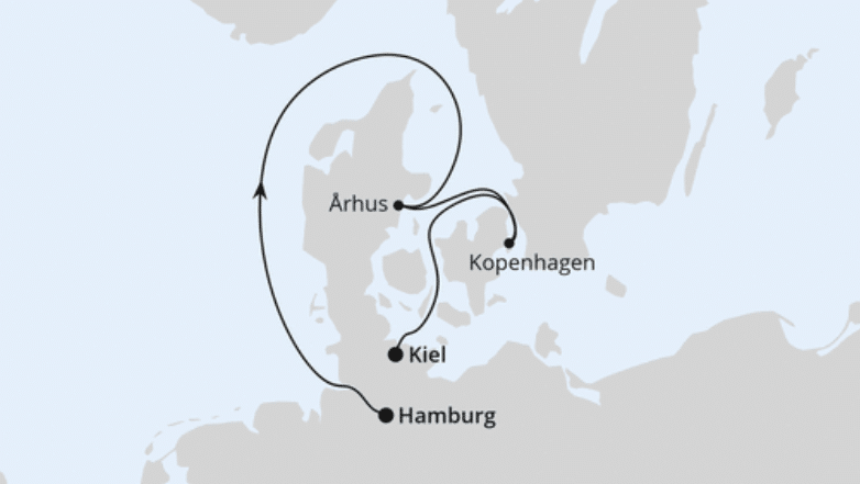 KURZREISE NACH DÄNEMARK AB HAMBURG
