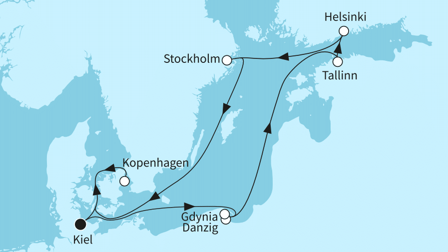 Zeitlose Ostsee Route Mein Schiff Relax 2026