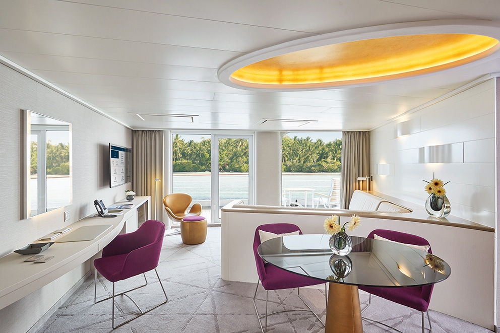 HANSEATIC inspiration & spirit Kabinen & Suiten Grand Suite Wohnbereich