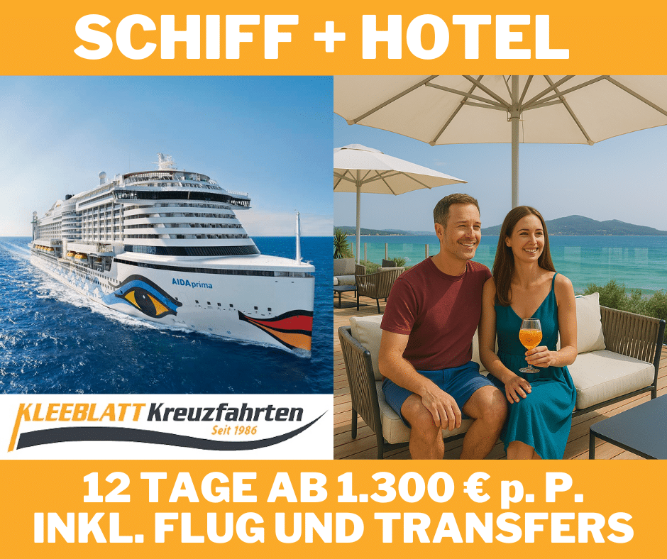 AIDA Kreuzfahrt mit Hotel