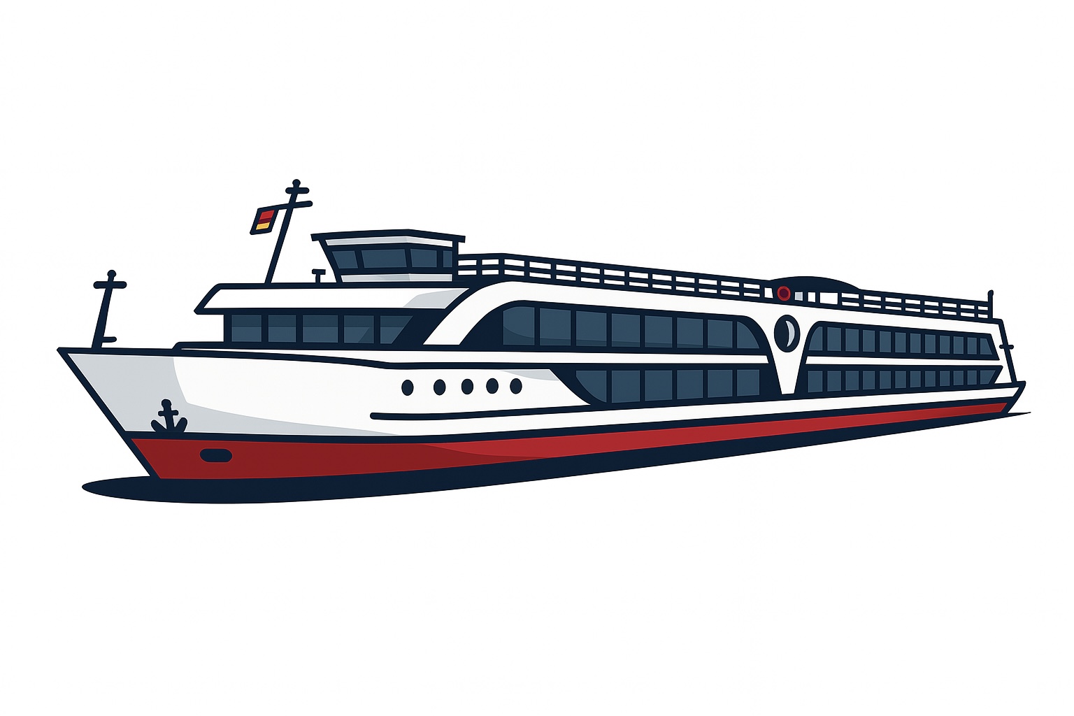 Flusskreuzfahrt Schiff