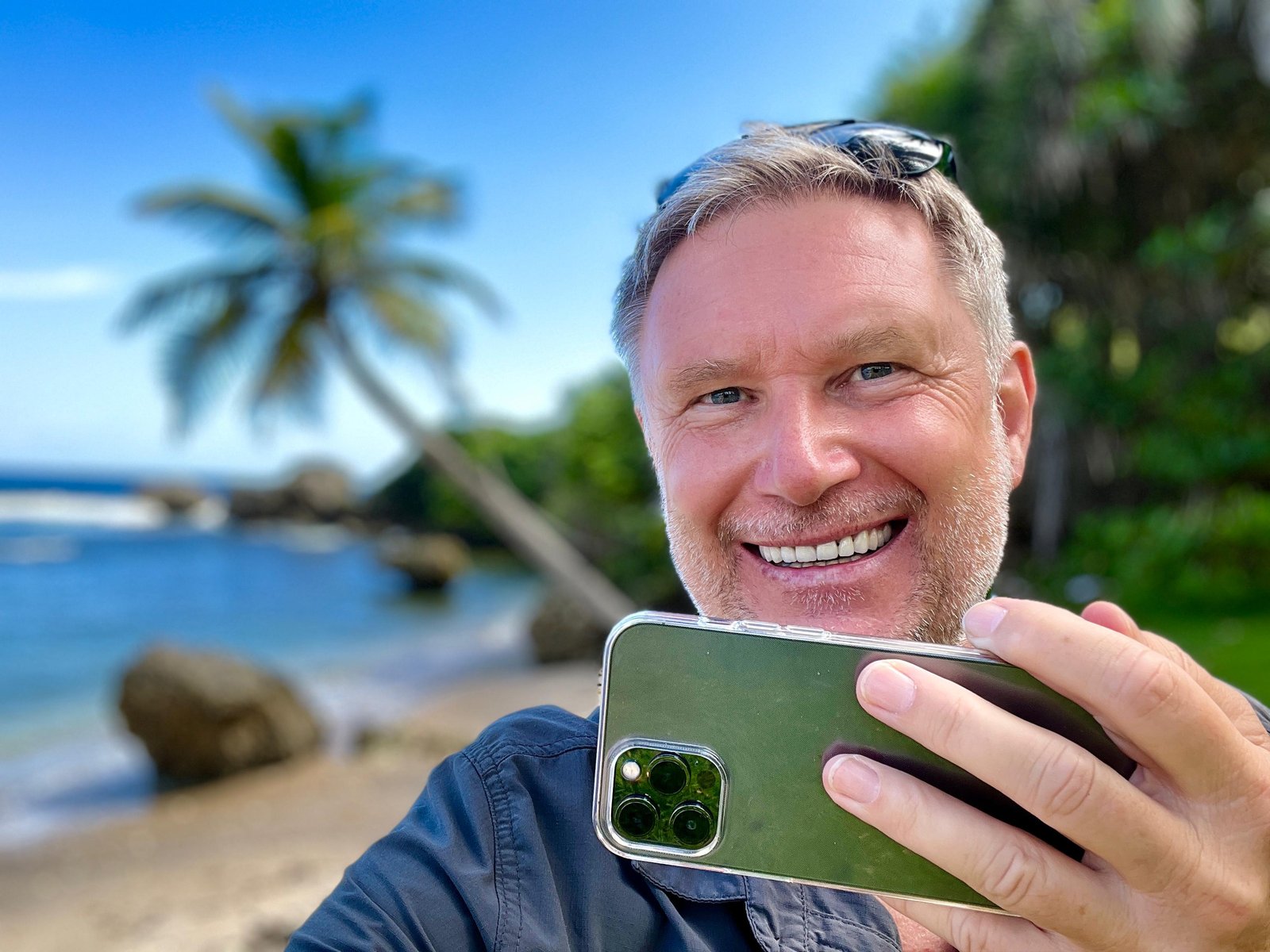 Landgang am Strand