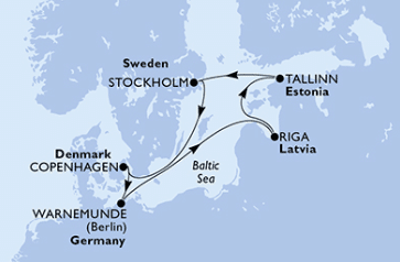 MSC Poesia - Ostsee