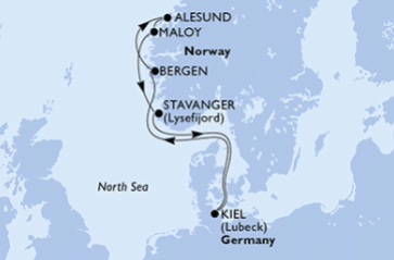 MSC Preziosa - Norwegen