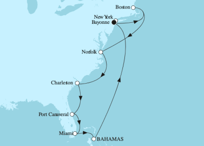 New York mit Bahamas